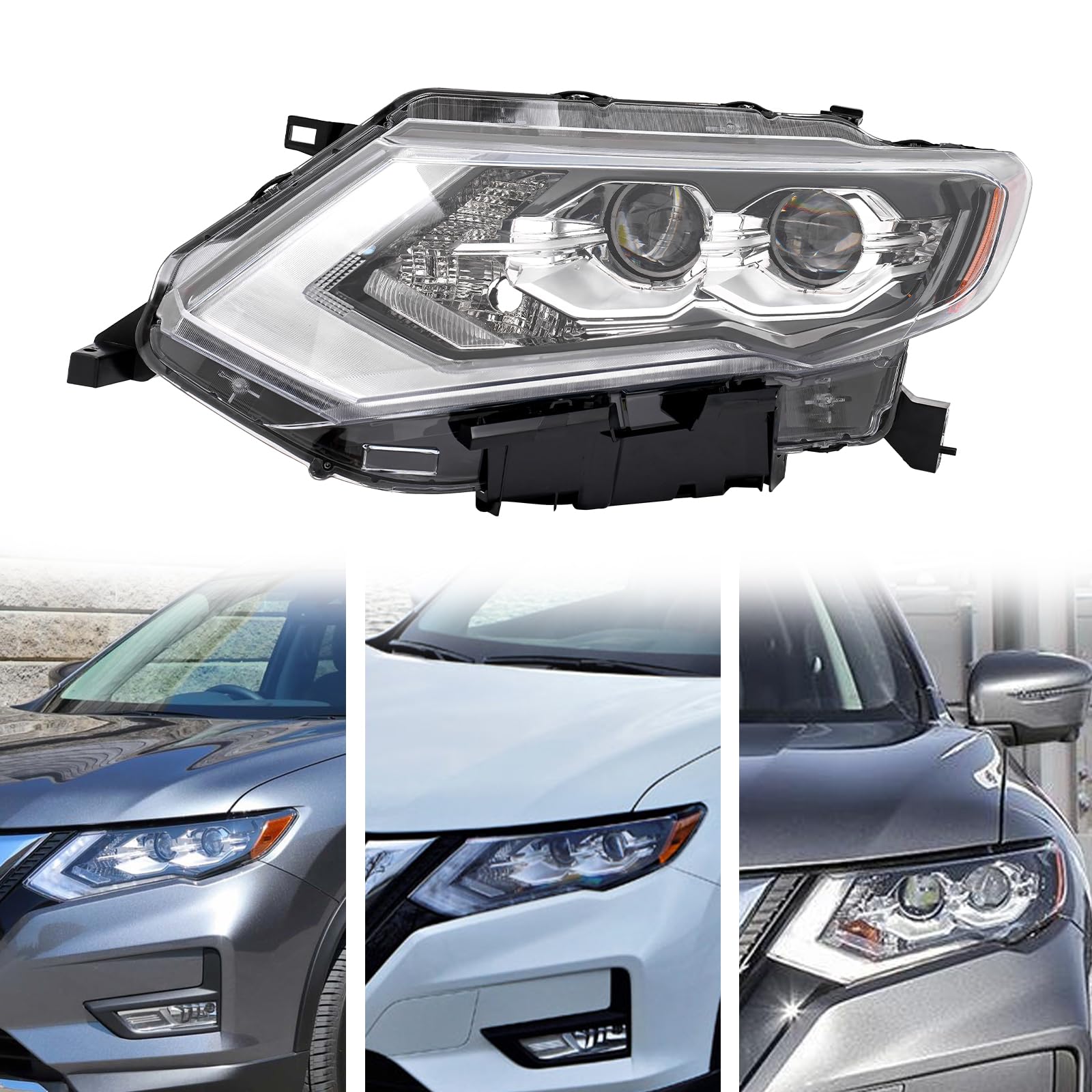 Amazon.com: LED Headlamp Headlight Assembly for Nissan Rogue